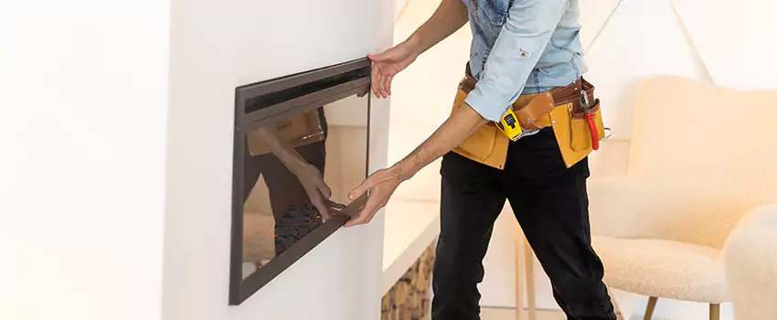Metal Fireplace Installation in Redmond, Oregon