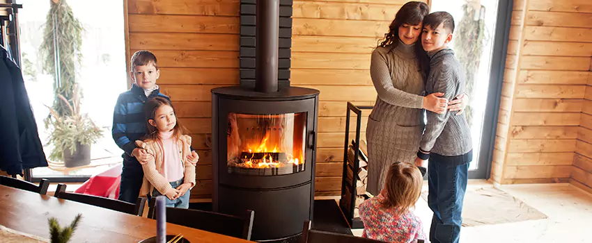 Morso Cast Iron Fireplace Insert Installation in Redmond, Oregon