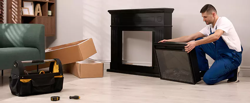 Old Rusted Metal Fireplace Repair And Replacement in Redmond, OR