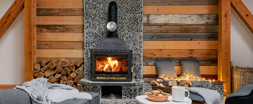 Thelin Hearth Products Direct Vent Gas Stove Fireplace Inspection in Redmond, Oregon